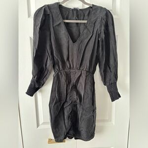 Zara Black Long Sleeve Dress